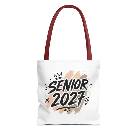 Senior 2027 Tote Bag | Graduation Senior Year Canvas Bag
