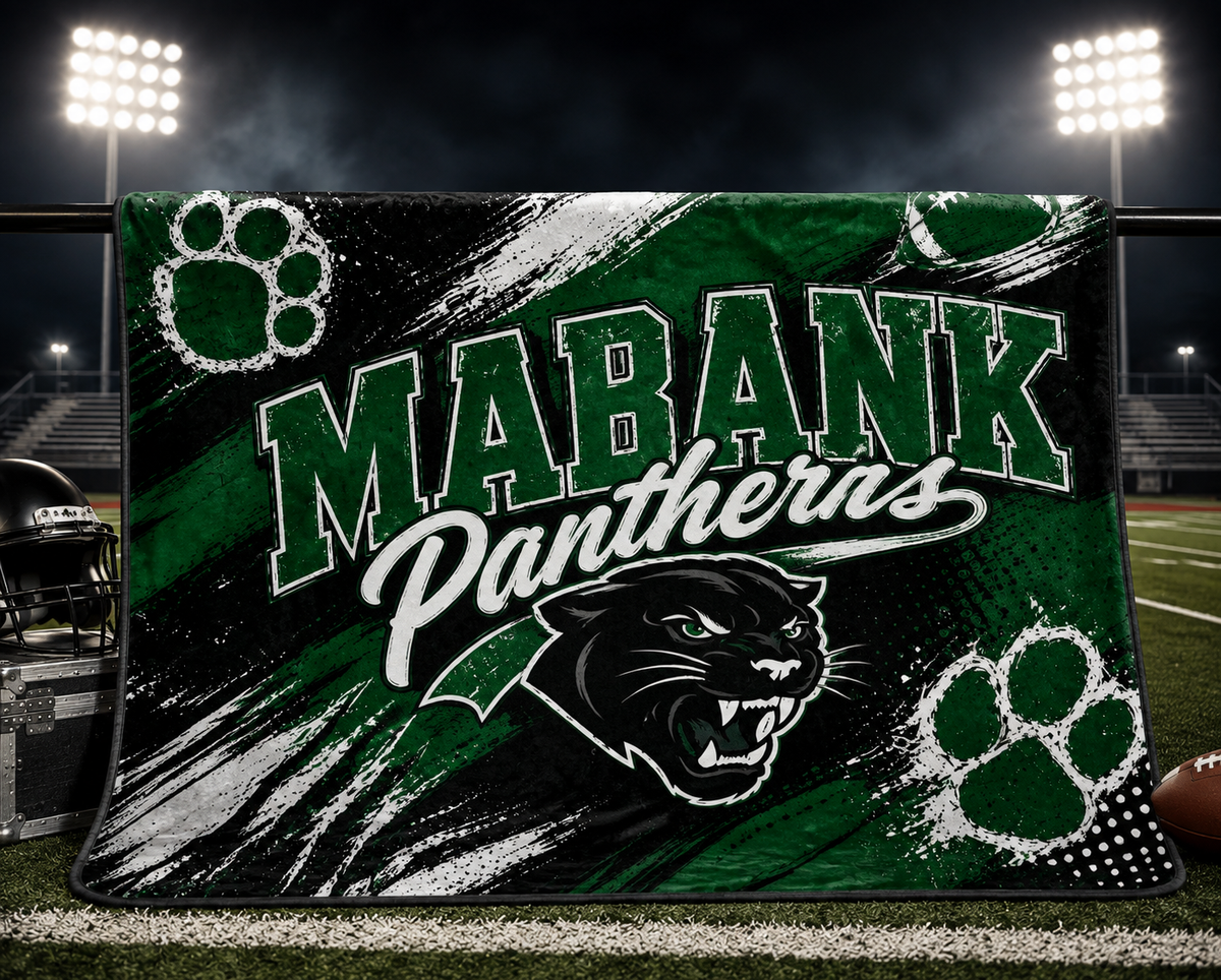 Mabank Panthers Plush Blanket