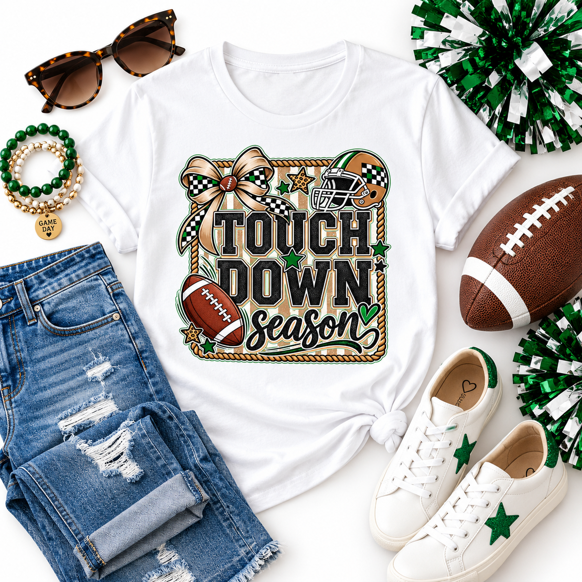 Touchdown Season Football T-Shirt - Adult