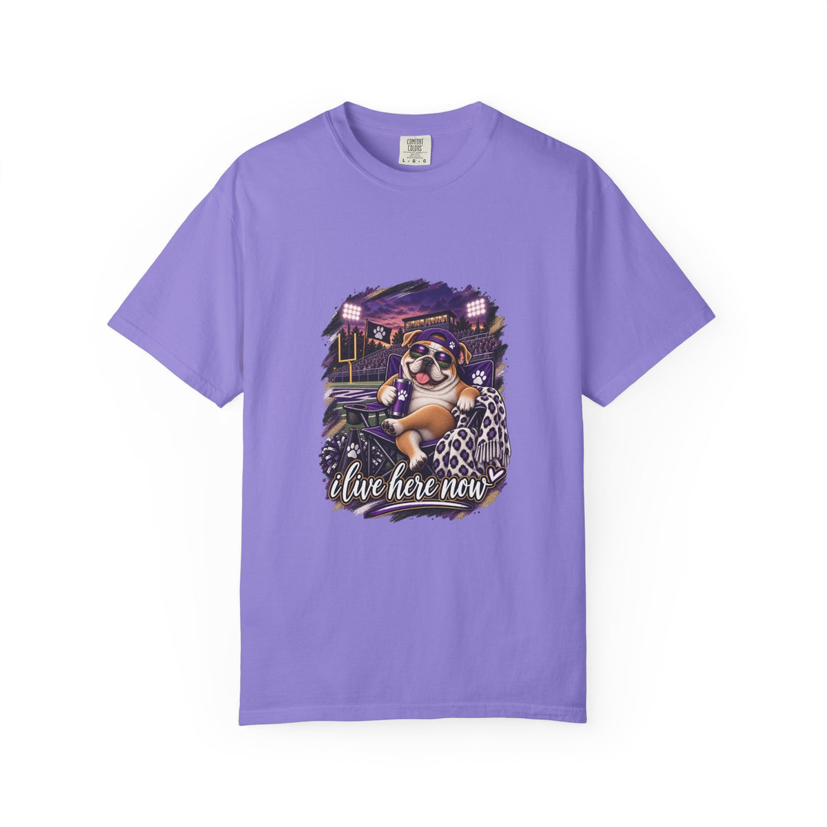 Eustace T‑Shirt — “I Live Here Now"