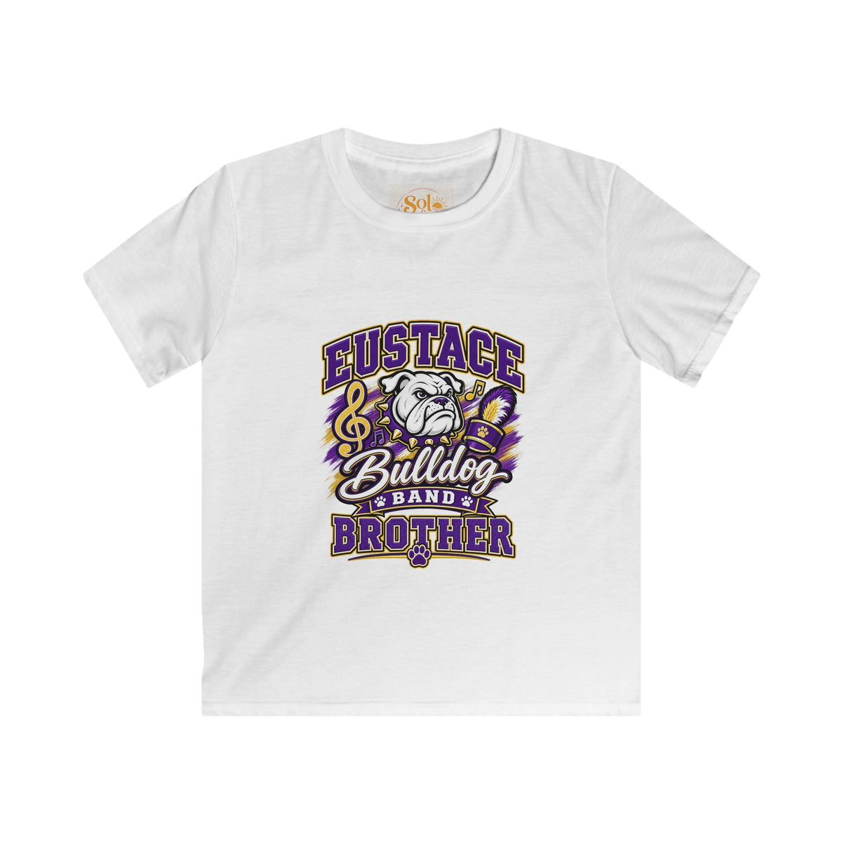 Eustace Bulldogs Band Brother Kids Tee