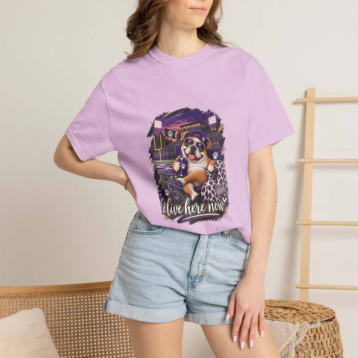 Eustace T‑Shirt — “I Live Here Now"