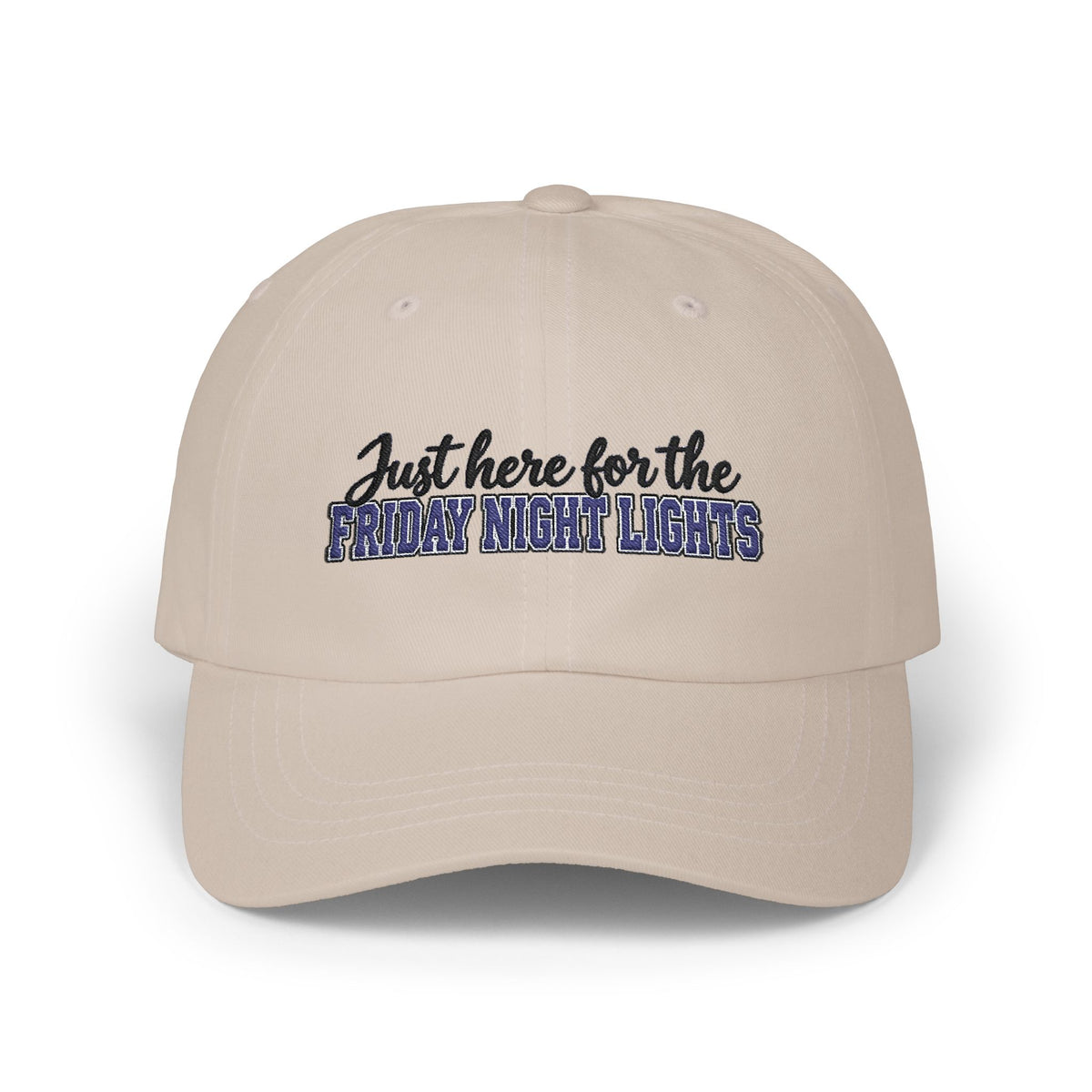 "Just Here for the Friday Night Lights" Embroidered Baseball Hat