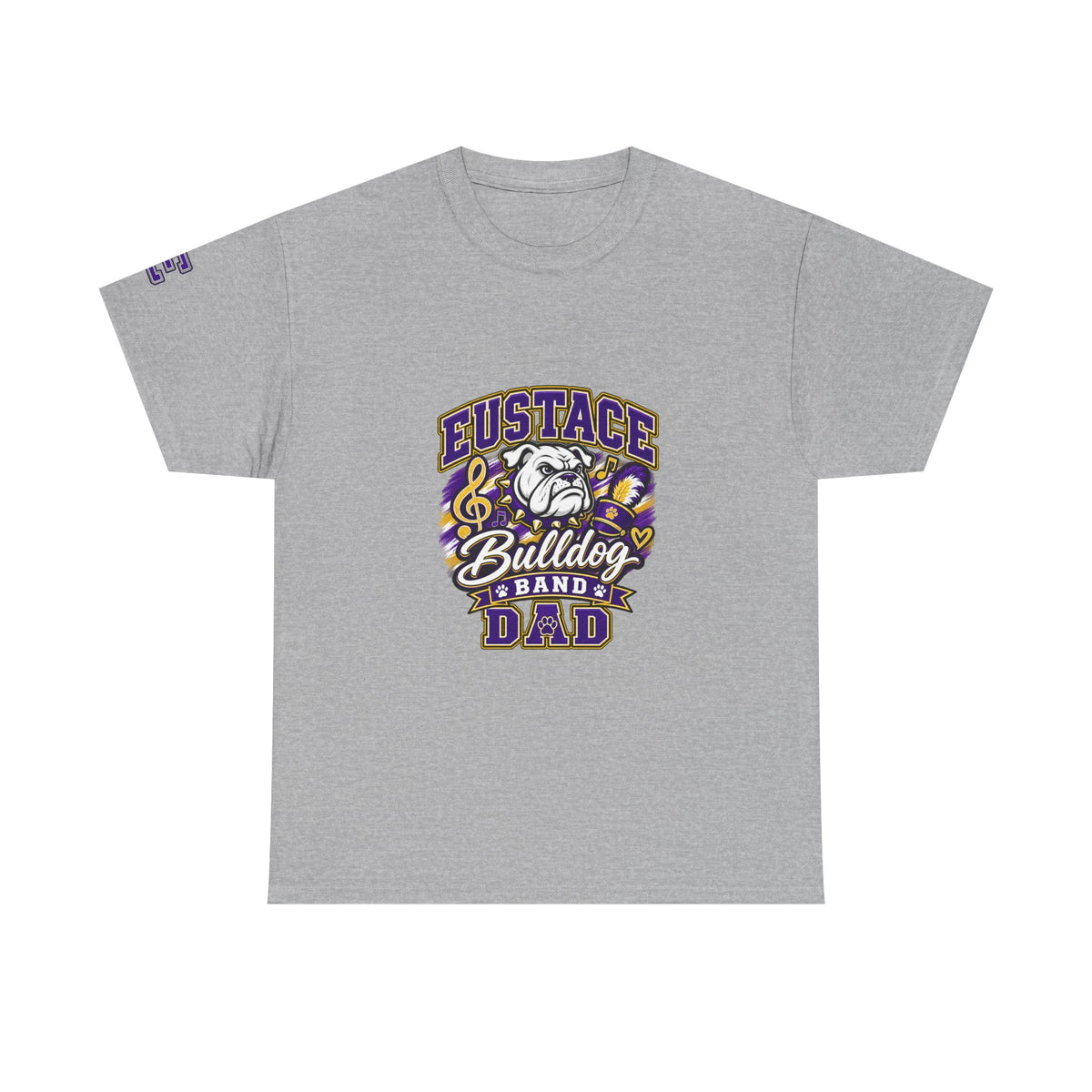 Eustace Bulldog Band Dad T-Shirt