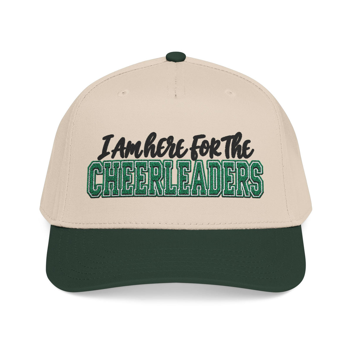 “I Am Here For The Cheerleaders” Embroidered Game-Day Hat