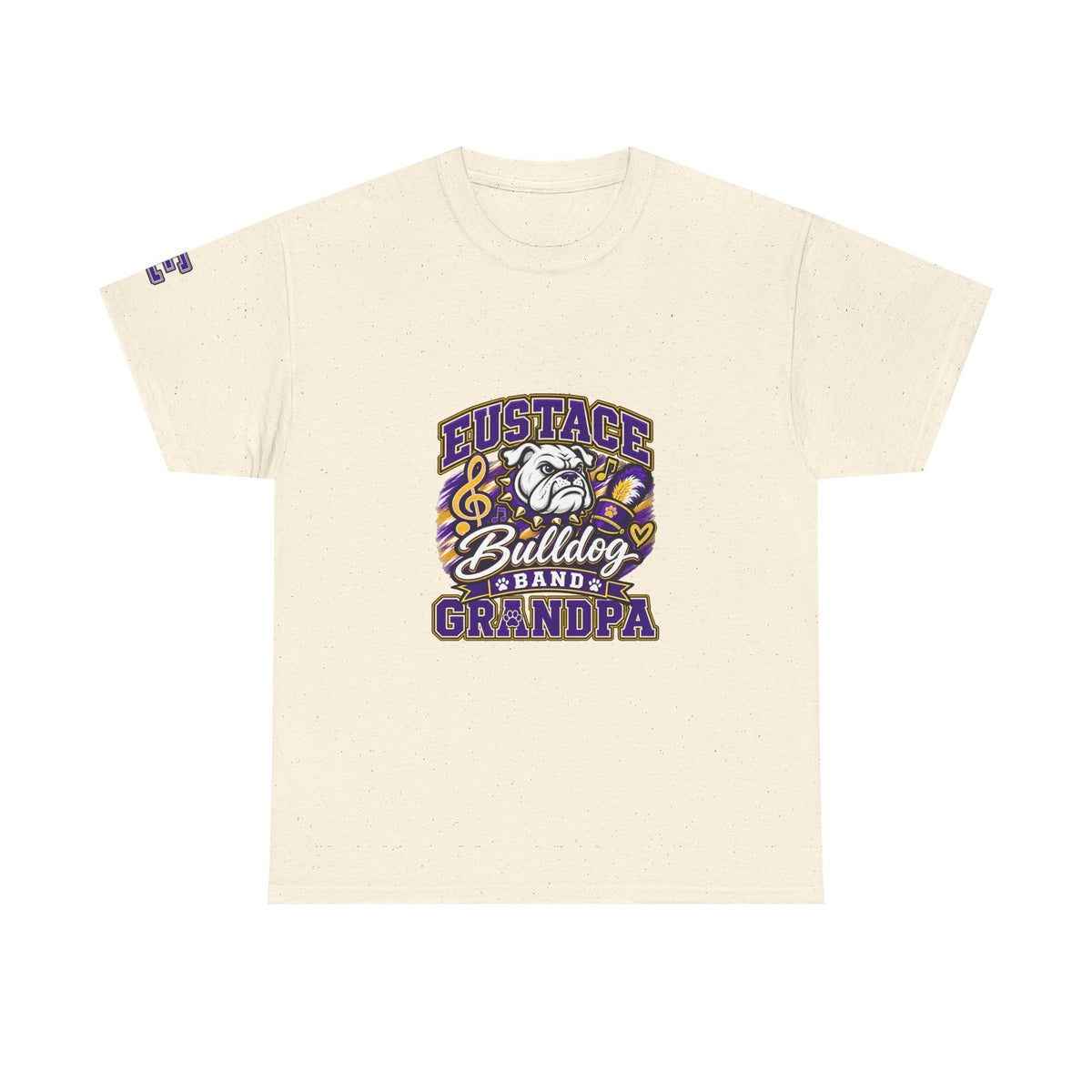 Bulldog Band Grandpa T‑Shirt