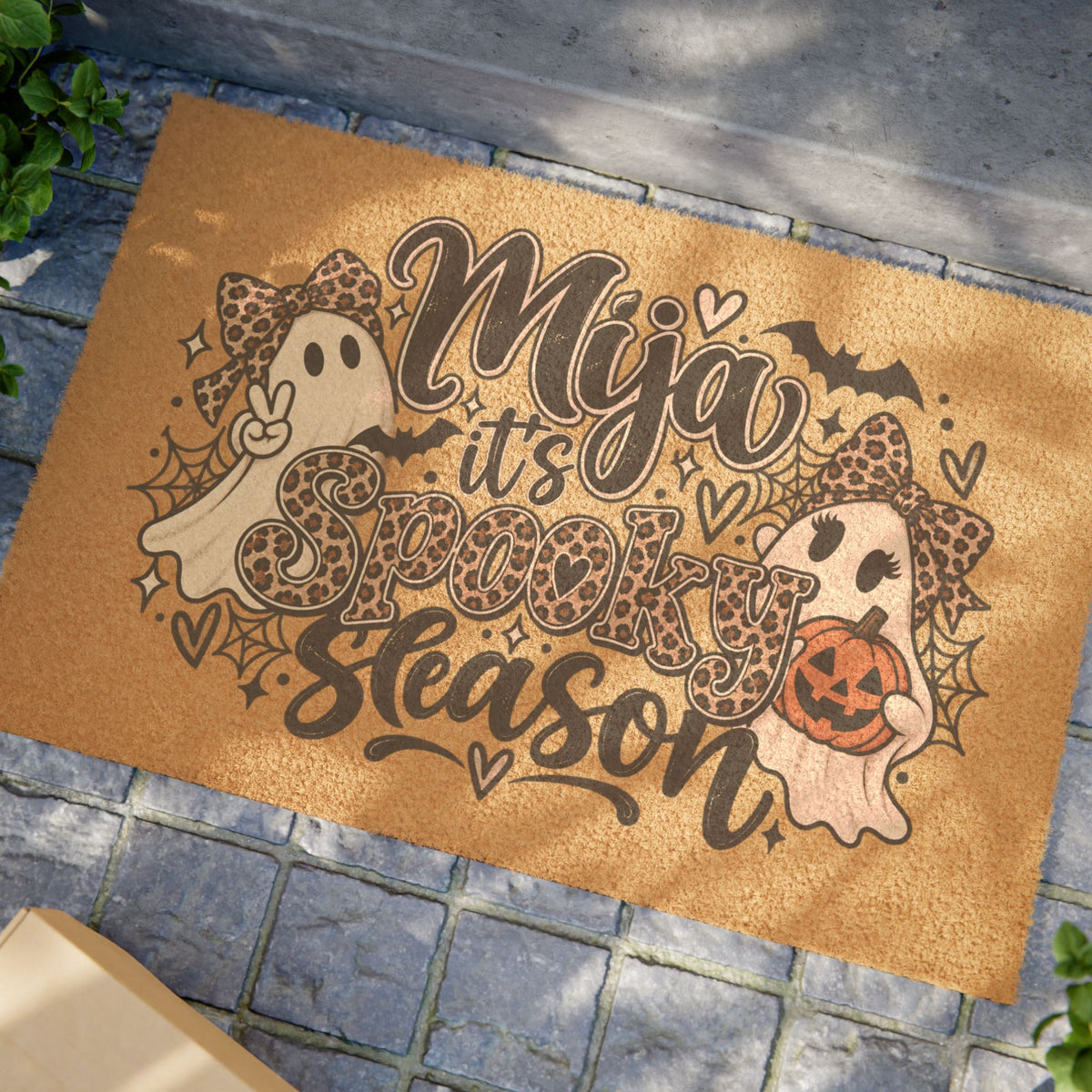 Doormat — 'Mija, It's Spooky Season' Halloween Coir Welcome Mat