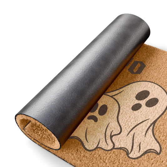 Hey Boo Halloween Doormat — Cute Ghost Welcome Mat