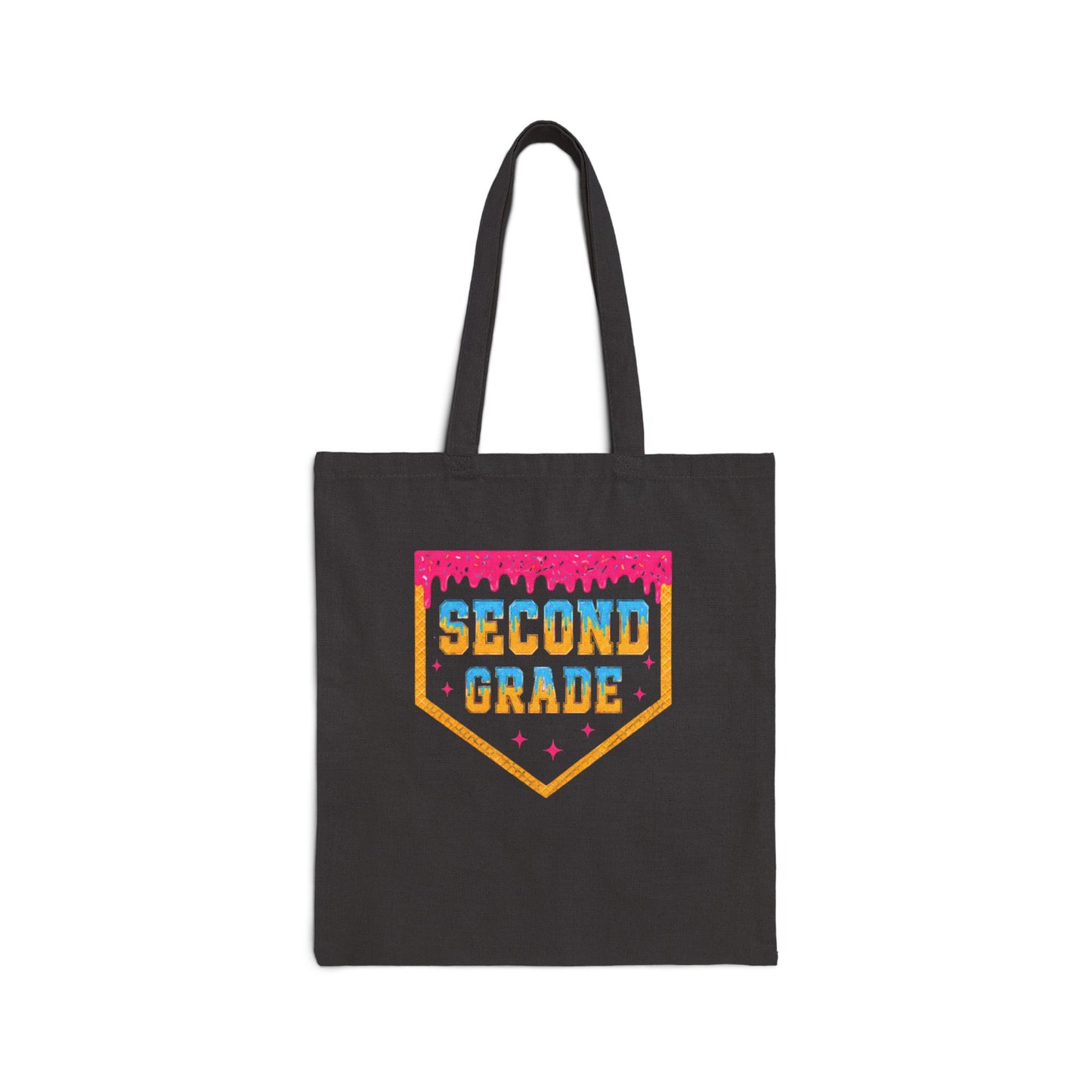 Second Grade Pocket Badge tote bag | School Teacher Tote, Back to School