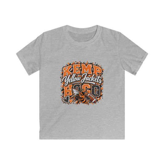 Kemp Yellow Jackets Kids T-Shirt — H.S. Football Mascot Tee