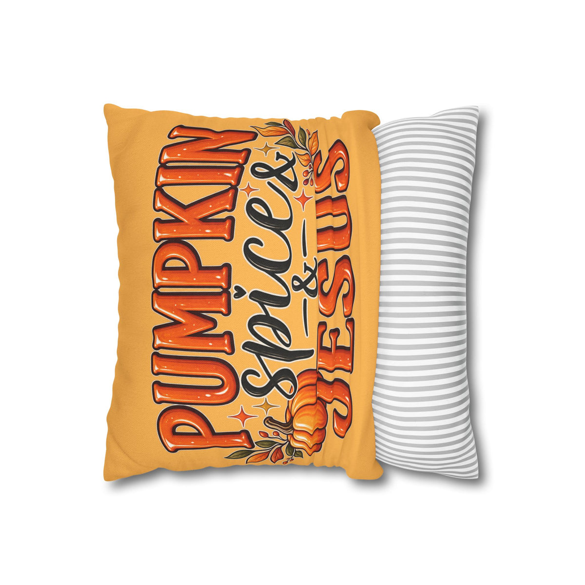 Pumpkin Spice & Jesus Fall Pillow