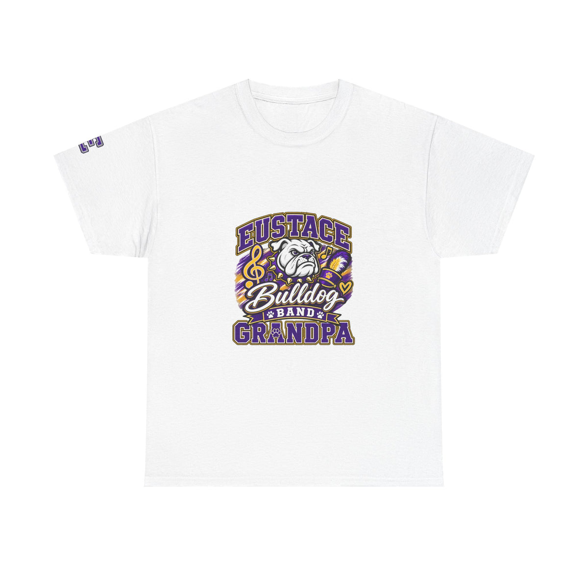 Bulldog Band Grandpa T‑Shirt