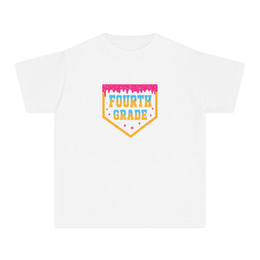 Fourth Grade Youth T-Shirt – Colorful Back-to-School Tee for Kids