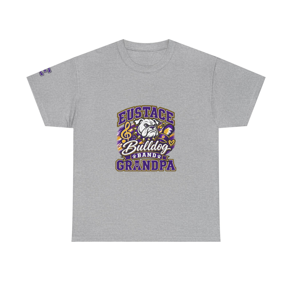 Bulldog Band Grandpa T‑Shirt