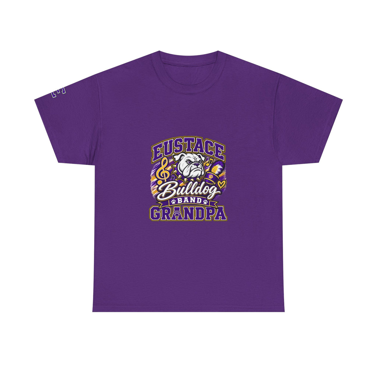 Bulldog Band Grandpa T‑Shirt