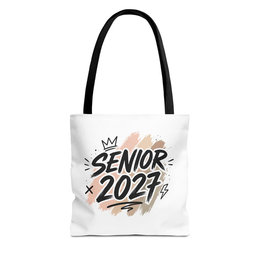 Senior 2027 Tote Bag | Graduation Senior Year Canvas Bag