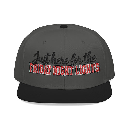 Embroidered - Just here for the Friday Night Lights" Hat