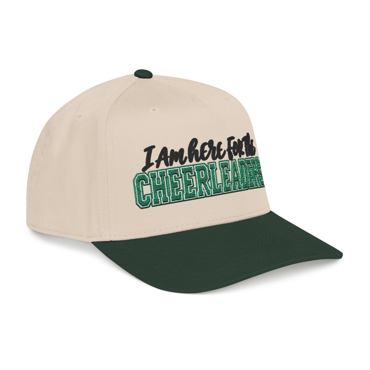 “I Am Here For The Cheerleaders” Embroidered Game-Day Hat