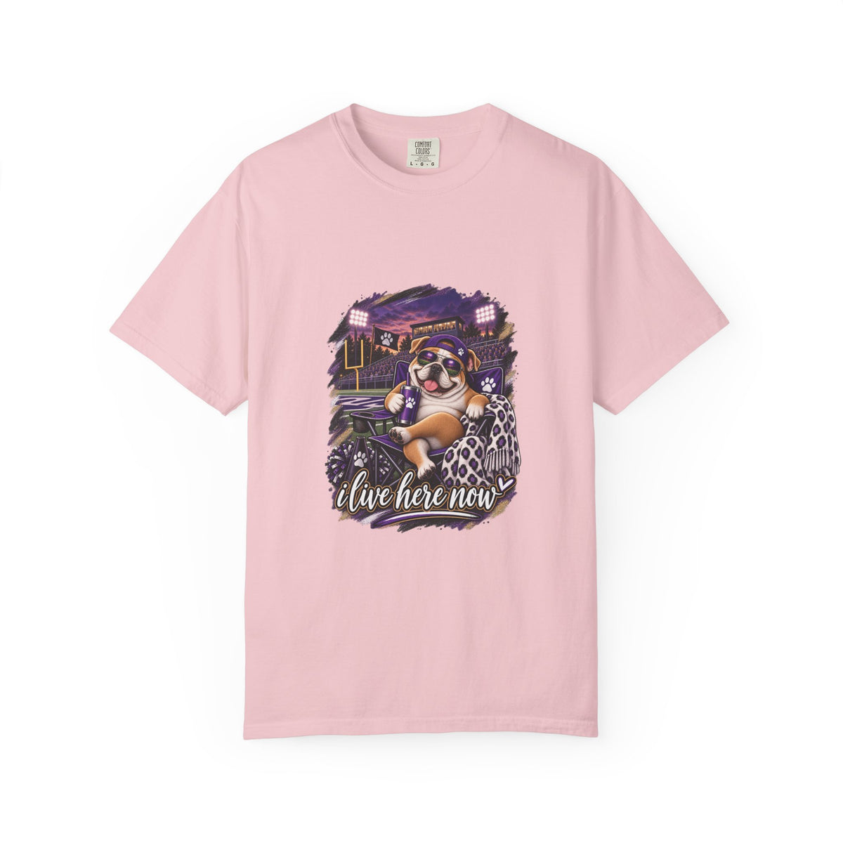 Eustace T‑Shirt — “I Live Here Now"