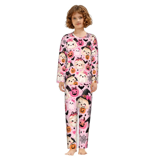 🎃💕 Girls’ Squishy Halloween Pajama Set 👻