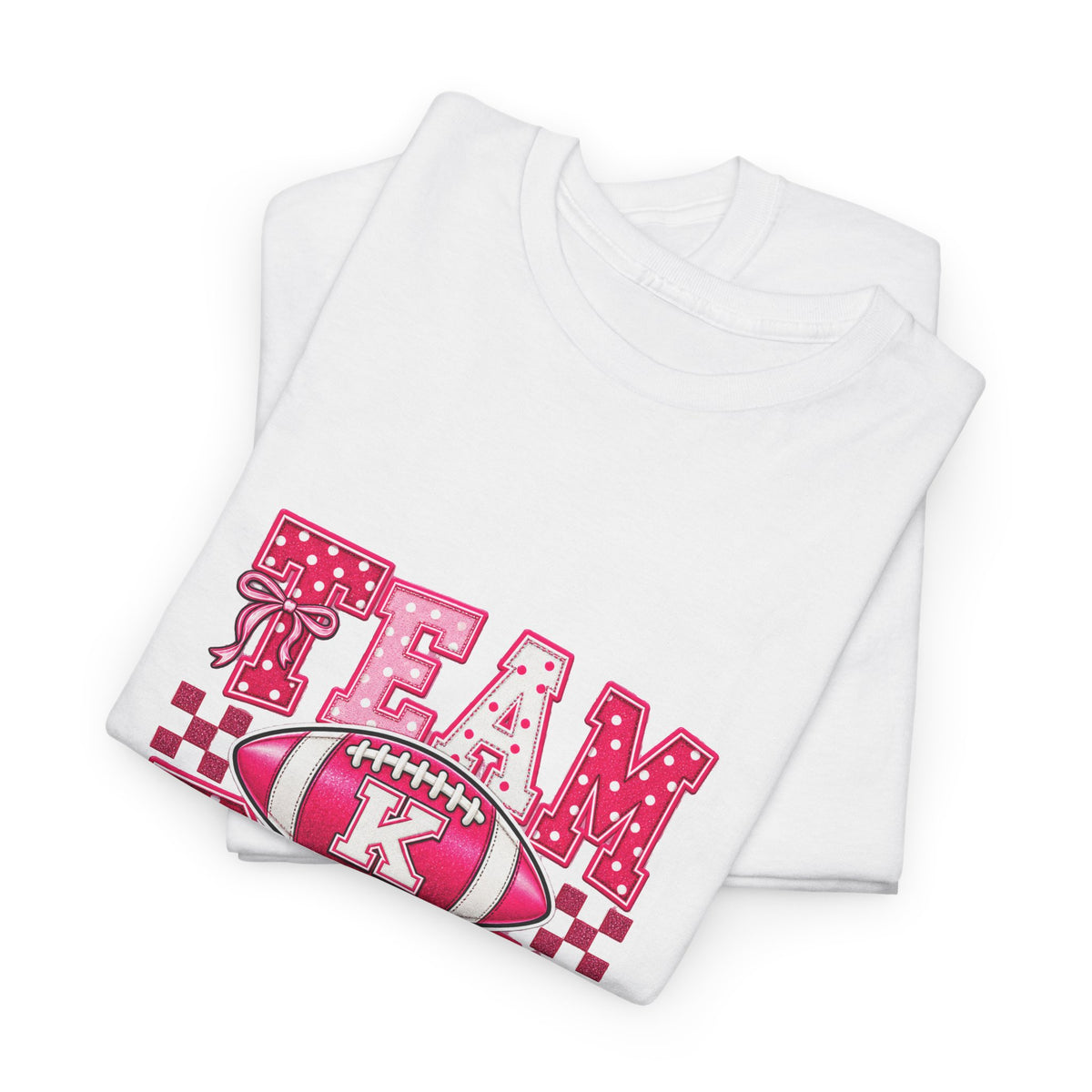 Team Pink Lions Football T-Shirt