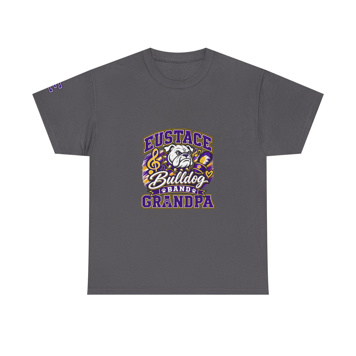 Bulldog Band Grandpa T‑Shirt