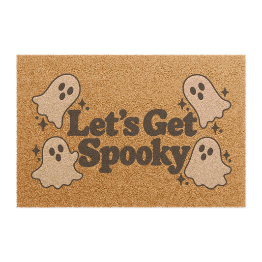 Let's Get Spooky Doormat — Halloween Ghost Welcome Mat