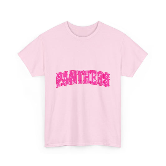Unisex Panthers Pink Arch T-Shirt