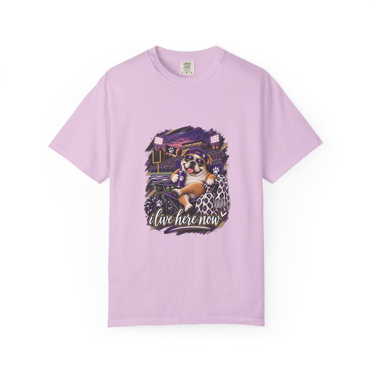 Eustace T‑Shirt — “I Live Here Now"