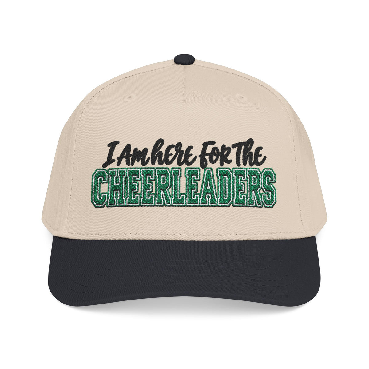 “I Am Here For The Cheerleaders” Embroidered Game-Day Hat