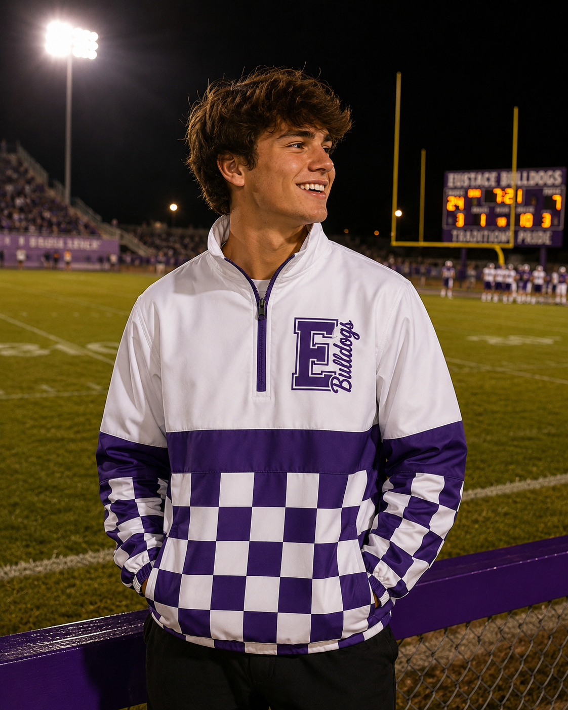 Eustace Bulldogs Windbreaker 🐾