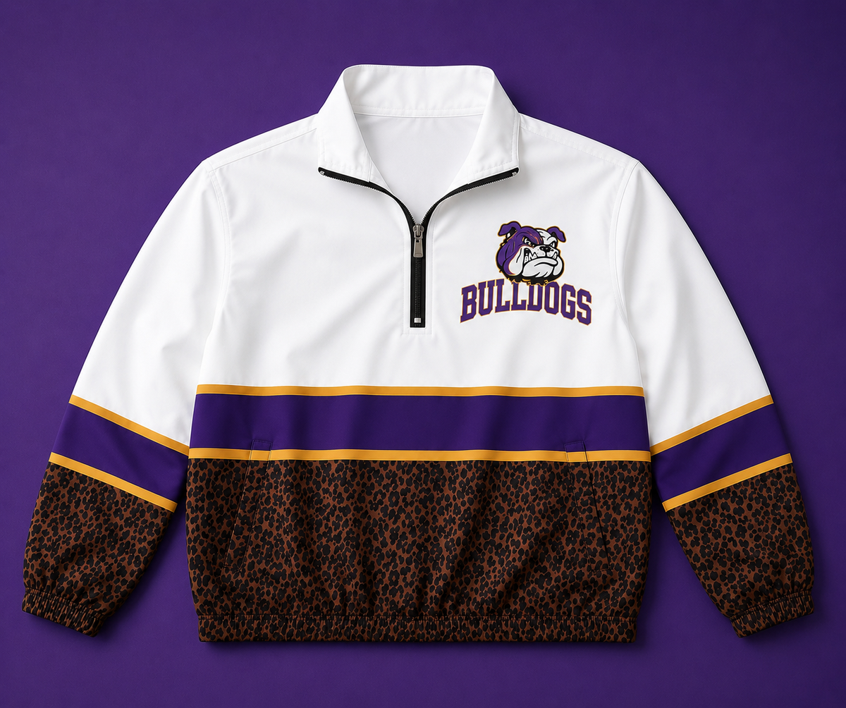 💜 Eustace Bulldogs Windbreaker 🐾