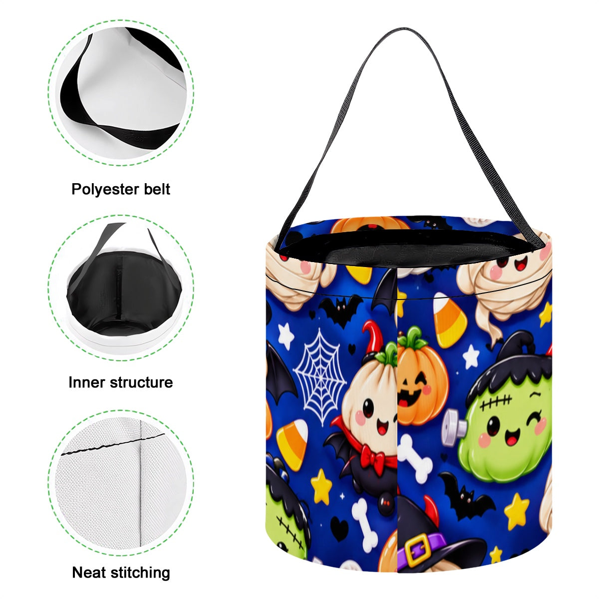 Squishy Boo Crew Halloween Candy Basket 👻💙