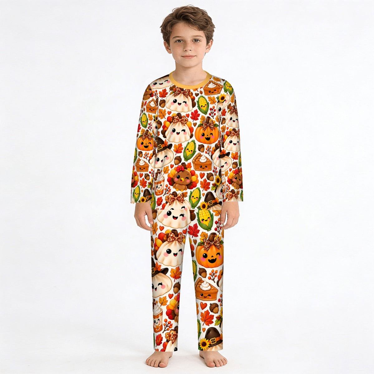 Kids Thanksgiving Pajamas 🦃🤍